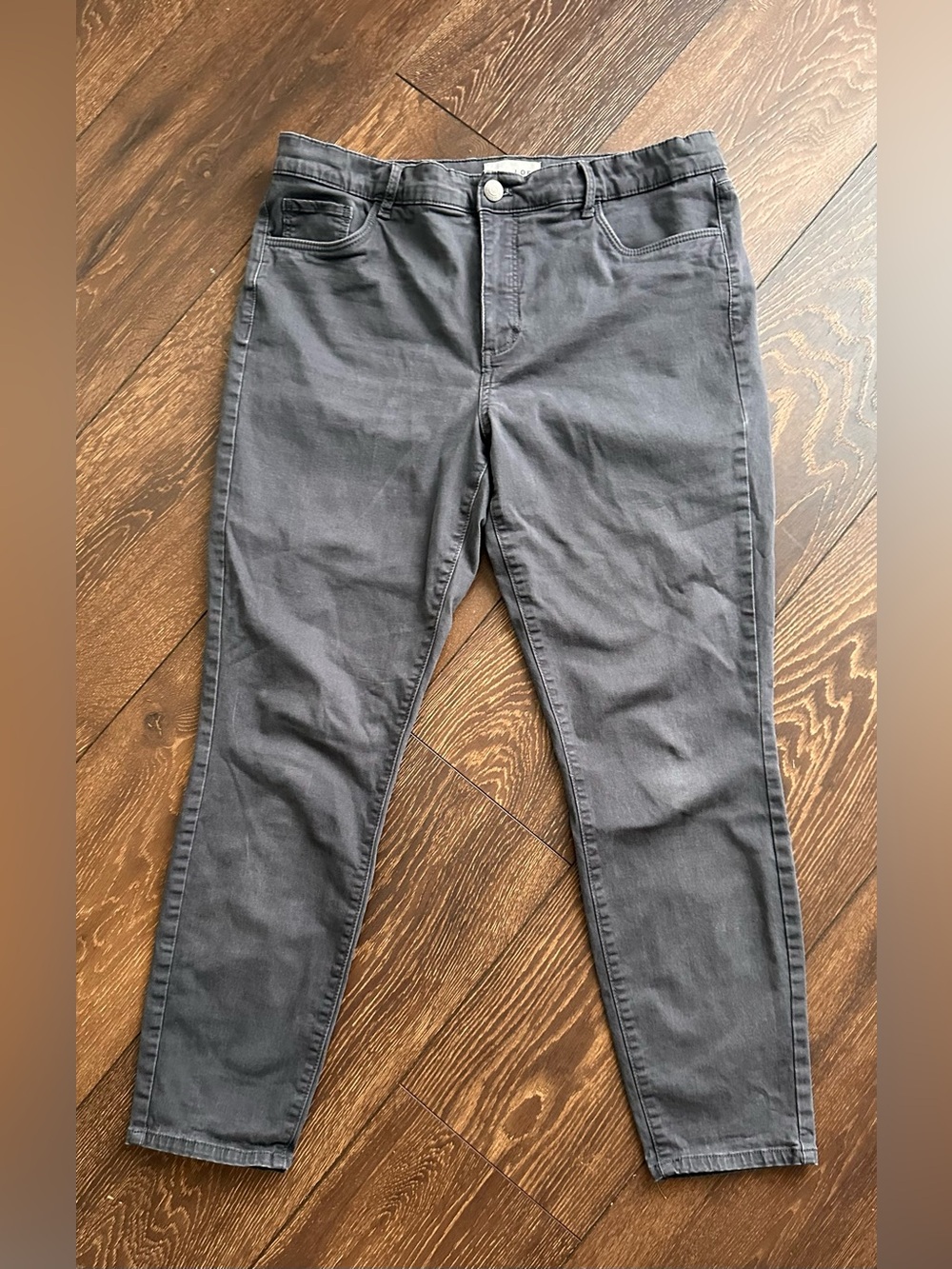 LOF Charcoal Gray High-Rise Skinny Jeans